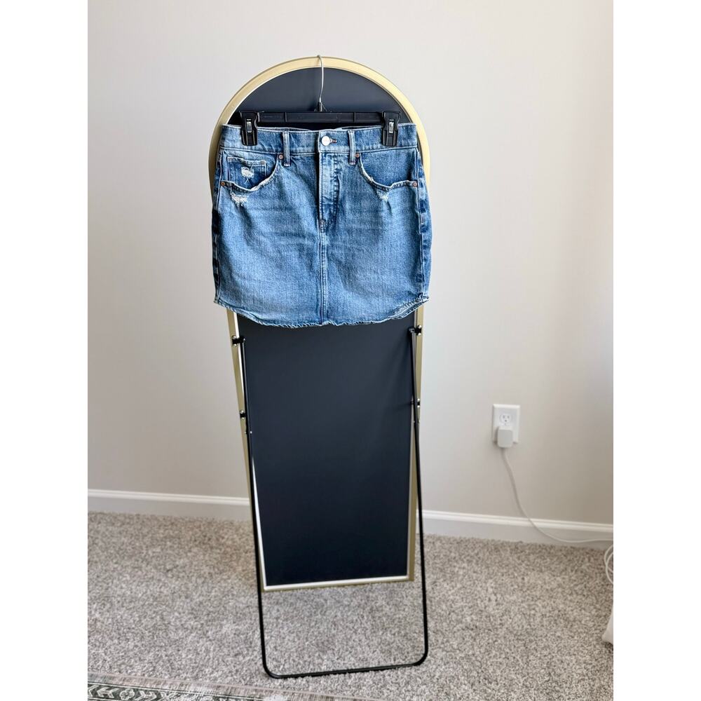 Classic denim mini skirt from Express